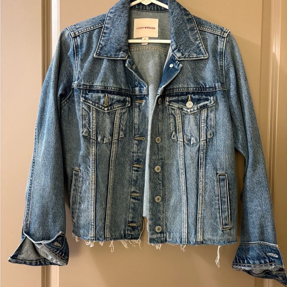 Lucky Brand Light Blue Denim Jacket